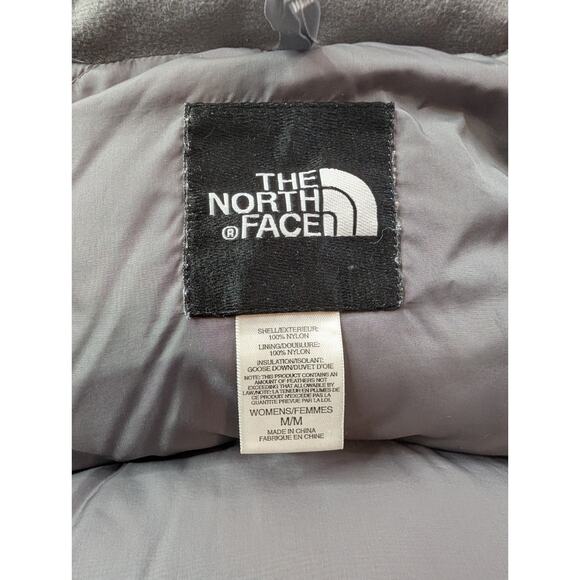 The North Face Nuptse 700 Down Fill Jacket Womens Medium Red Winter Puffer Coat - Picture 11 of 16